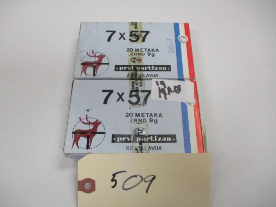 39 rds 7 x 57 cal M