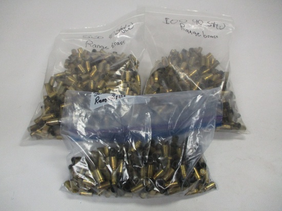 Rang pick-up brass 40 cal smith & wesson 1200 total