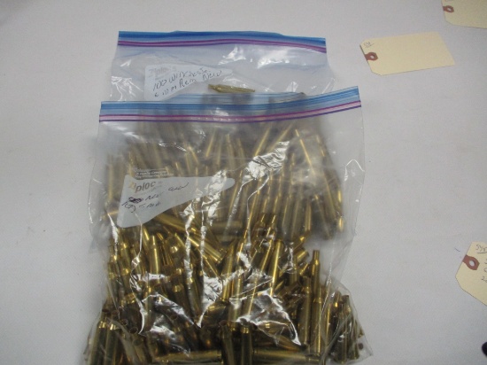 2 bags-100 rd NEW Winchester 6mm REM brass 200 total