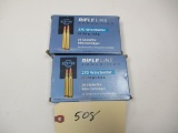 40 rds 270 WIN 130 gr Rifle Line rds