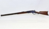 Winchester mod 1876 45/75 cal lever action rifle