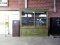 Antique hardware showcase converted to lighted gun cabinet.  93