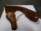 Hand tooled leather gun belt 38/40