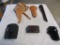 Shoulder holster, 2 knife sheaths, Derringer