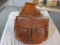 Leather saddle bags
