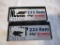 2 bx Nosler Defense 223 Rem 64 gr. rounds (40)