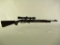 Remington mod Nylon 11 22LR only B/A rifle brown - with 4X Redfield scope ser# N/A