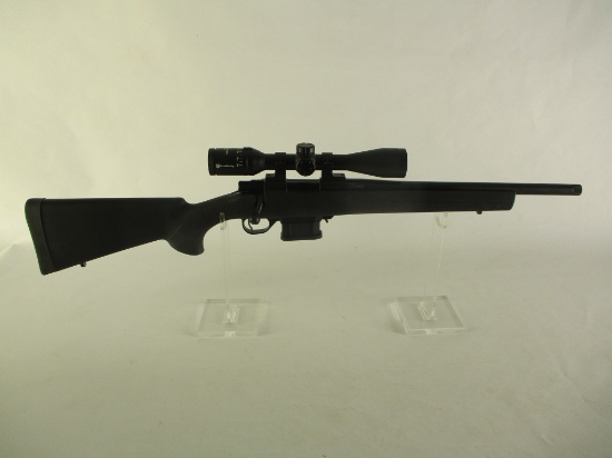 Howa mod 1500 300 ACC Blackout B/A rifle threaded barrel with Panamax 3-9x40 scope ser# B546808