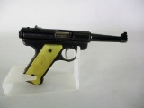 Ruger 22 cal semi-auto pistol with holster