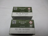 2 bx MagTech Tactical 300 AAC Blackout rifle ammo