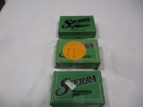 2 full boxes + 1 box of 44 Sierra 7mm 100 gr HP lead bullets - 244 total