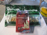 8 bags Remington 250 Savage unprimed brass - 50 per bag + 1 box (50 rds) 45-70 Govt unprimed cases