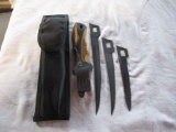 Quarrow 3-blade knife