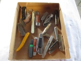 Assortment of pocket knives