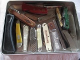 Assortment of pocket knives