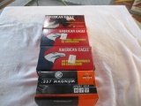 3 bx American Eagle 357 mag (150), 1 bx RWS 357