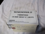 2 boxes Winchester 7.62x51mm 135 gr Sierra HP