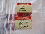 1 bx F-C 357 maximum - once fired IHMSA nickel casings