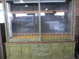 Antique hardware showcase converted to lighted gun