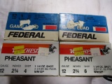 2 boxes Federal 12 ga. 8 shot, 2-3/4