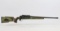 Remington mod 700 .243 cal B/A rifle heavy ported barrel, custom multi-colored stock ser# G-7150277