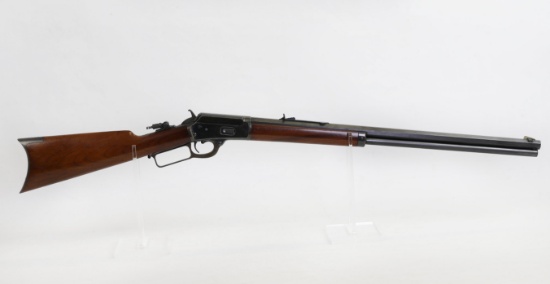 Marlin mod 1889 .38/40 cal L/A rifle Octagon barrel, peep sight -"with Factory documents"