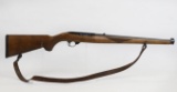 Ruger mod 10/22 carbine 22 LR semi-auto rifle Mannlicher stock w/leather sling ser# 243-90712