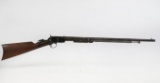 Winchester mod 1890 22 Long cal pump rifle Lyman peep sight octagon barrel.  Missing rear sight