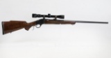 Browning mod 78 25-06 cal single shot rifle octagon barrel Tasco 3-9 x 32 scope ser# 4516W37