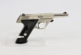 High Standard mod Sport King 22 LR cal pistol semi-auto, stainless ser# 2440174