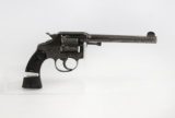 Colt mod Police Positive .38 cal revolver with letter, chips in grip ser# 44191