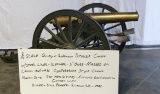 3/4 Scale Quimby & Robinson cannon Napolean barrel Confederate style, bronze w/steel liner,
