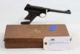 Colt mod Woodsman 22 LR cal semi auto pistol w/ box & paperwork, cleaning tool 