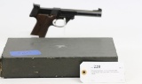 Hi Standard Supermatic .22 LR cal semi auto pistol Citation Military Auto Target pistol, 5-1/2