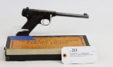 Hi Standard mod A .22 LR cal semi auto pistol Target pistol, 6-3/4