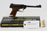 Browning Challenger II .22 LR cal semi auto pistol w/box 