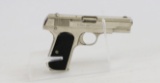 Colt mod 1908 .380 ACP cal semi auto pistol Mfg. 1929 Nickeled ser# 95740