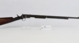 Winchester mod 1890 22 WRF cal pump shotgun Octagon barrel, chip in forearm & screw missing,