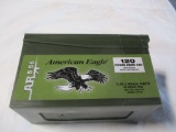 Ammo can of 5.56 x 45mm 62 gr FMJ Nato rounds 120 total