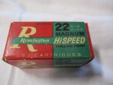 50 rds Remington HiSpeed Kleanbore .22 RF mag HP
