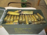 Ammo can full of .50 caliber brass