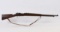 Spanish mod 1893 7 x 57 mm cal B/A rifle w/sling ser# S6404