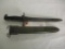 US M1905E1 bayonet dated 1943 - sharpened