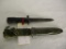 US M5 bayonet Imperial with proof - sharpened USM8A1 TWB scabbard
