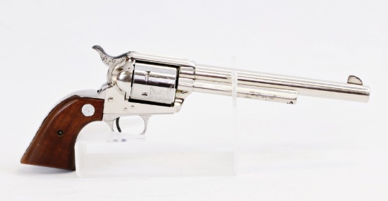 Colt mod Single Action Army .45 cal revolver nickel plated ser# 84693