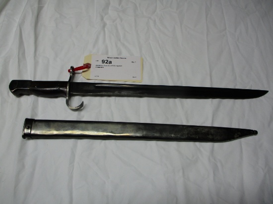 Japanese Type 30 (1897) bayonet - sharpened