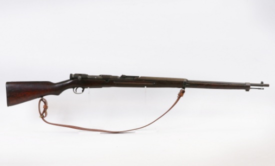 Japanese Arisaka Type 38, 6.5mm B/A rifle with "mum" , cleaning rod ser# 902739
