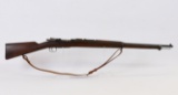 Spanish mod 1893 7 x 57 mm cal B/A rifle w/sling ser# S6404