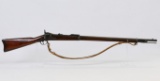 US Springfield mod 1873 .45-40 cal trapdoor rifle w/sling ser# 405714