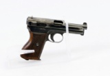 Werke Oberndorf Mauser 7.65 cal semi auto pistol w/extra magazine & leather holster and